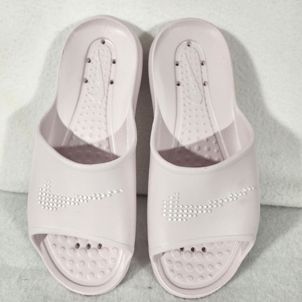 Women's Nike Victori One Shower Slides Barely Rose Pink Size W9/M8 CZ7836-600